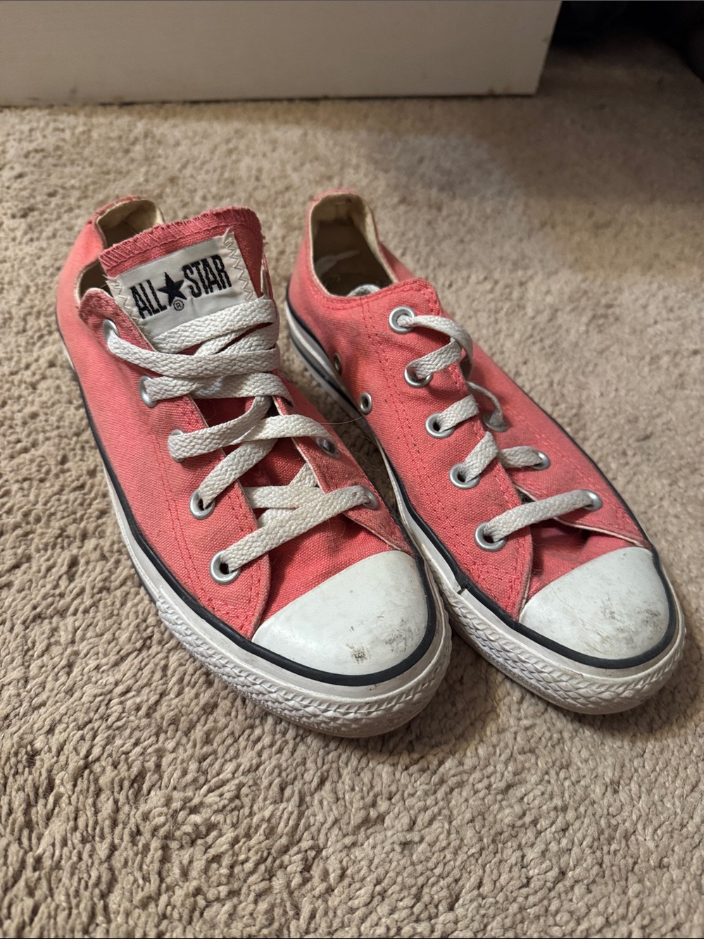 Converse Kids Coral Low Top All Star Sneakers